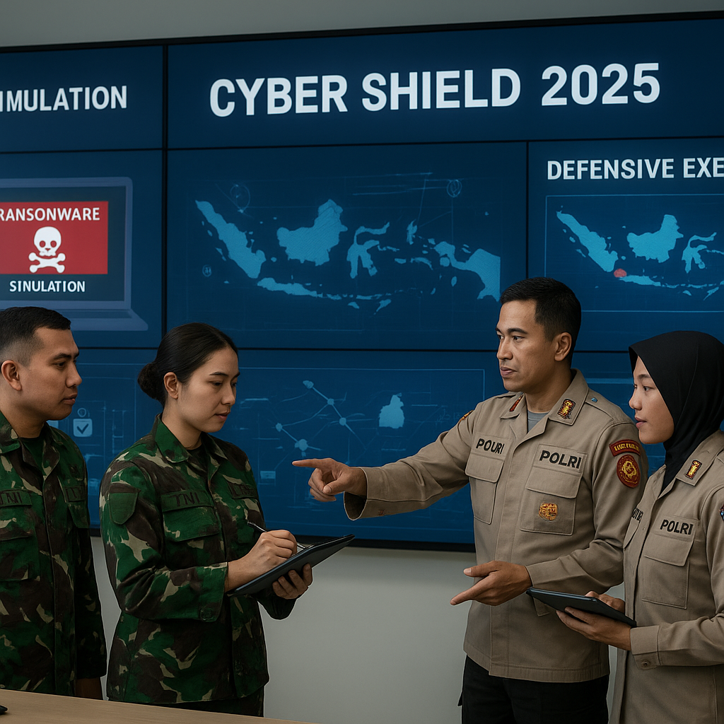 Latihan Gabungan TNI-Polri Cegah Ancaman Siber di Infrastruktur Vital