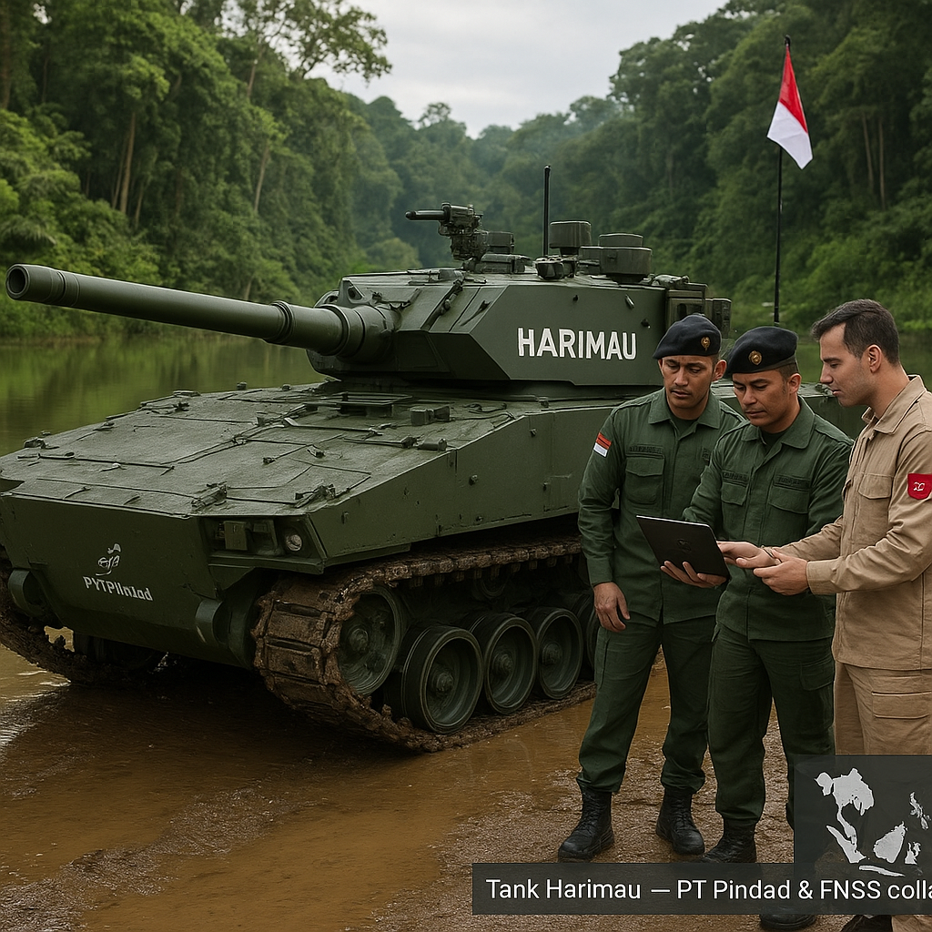 Tank Harimau dan Alat Utama Sistem Pertahanan: Produk PT Pindad yang Semakin Diminati Mancanegara