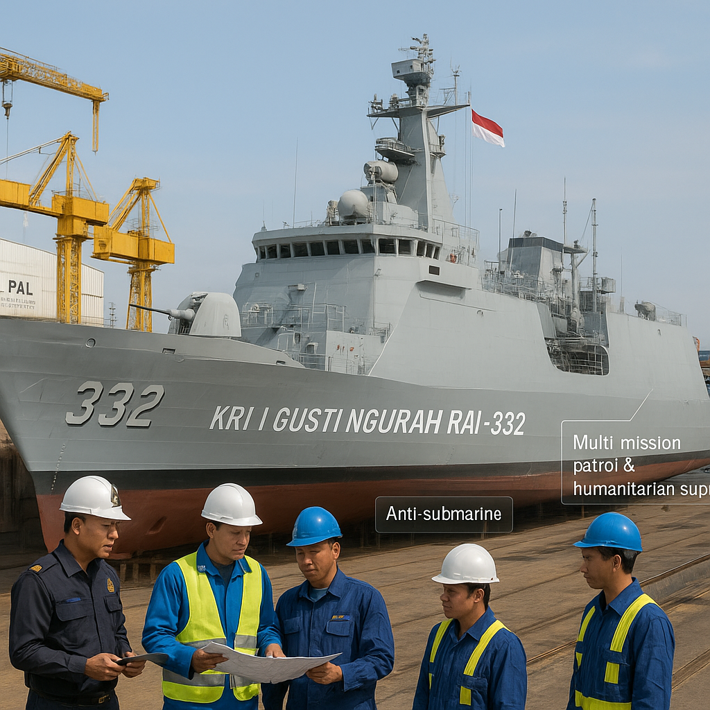 Progres KRI I Gusti Ngurah Rai: Kapal Perang Buatan Dalam Negeri yang Multi-Misi