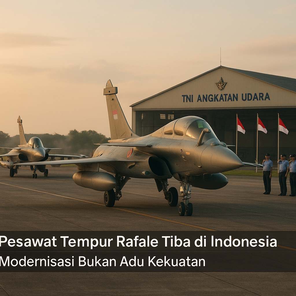 Pesawat Tempur Rafale Tiba di Indonesia: Modernisasi Bukan Adu Kekuatan