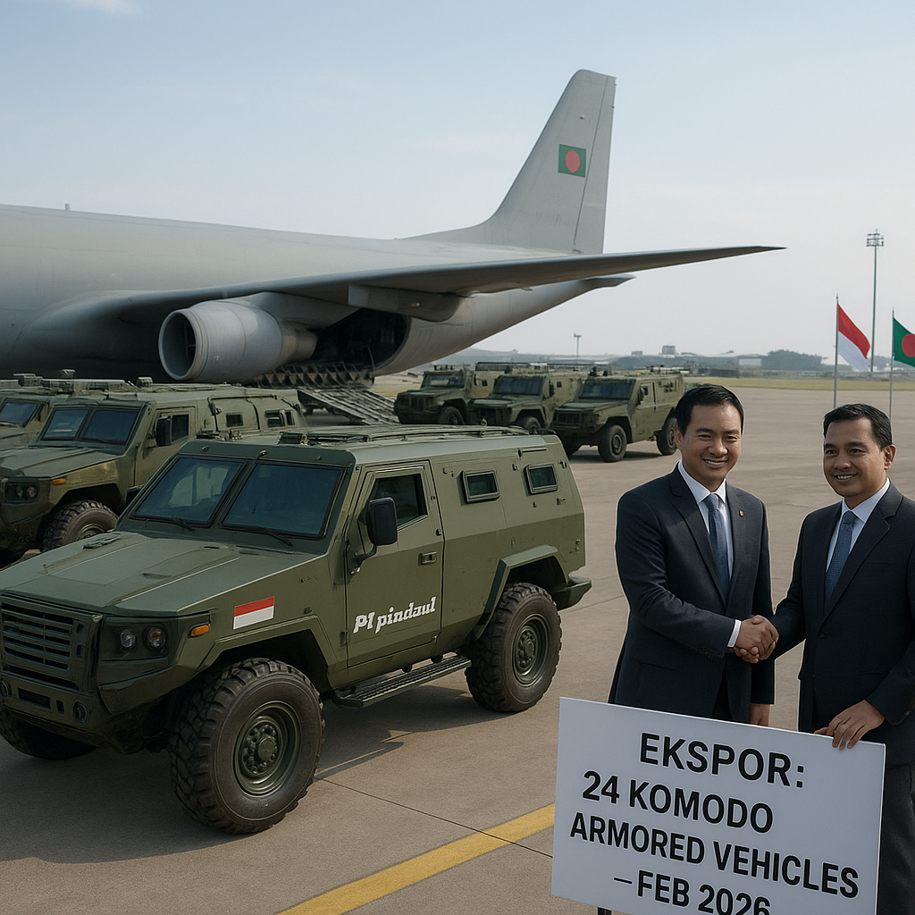 Alutsista Buatan PT Pindad Dikirim ke Bangladesh: Mitos atau Fakta Kemandirian?