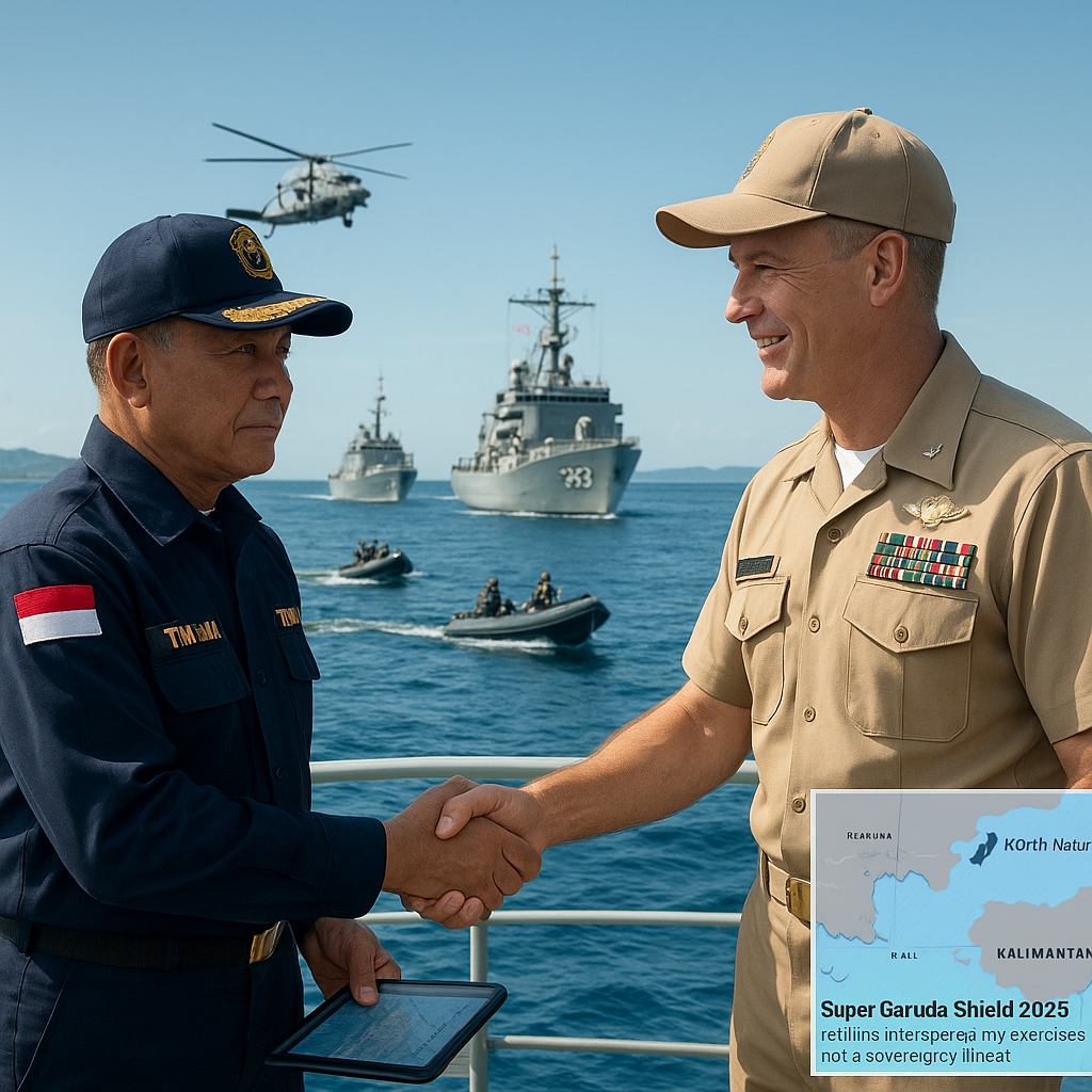 Latma Super Garuda Shield 2025: Klarifikasi Misi dan Isu Keterlibatan AS di Perairan Natuna