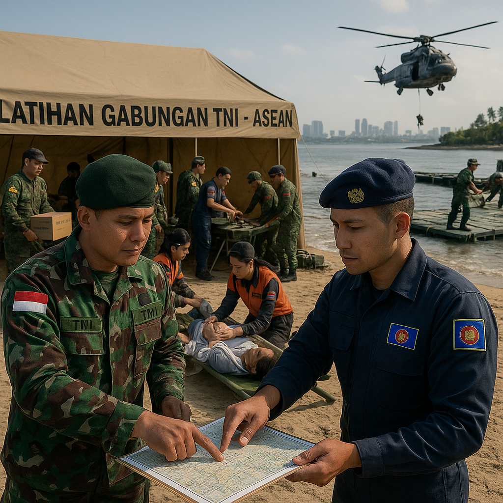 Latihan Gabungan TNI dengan Negara-negara ASEAN Tingkatkan Interoperabilitas