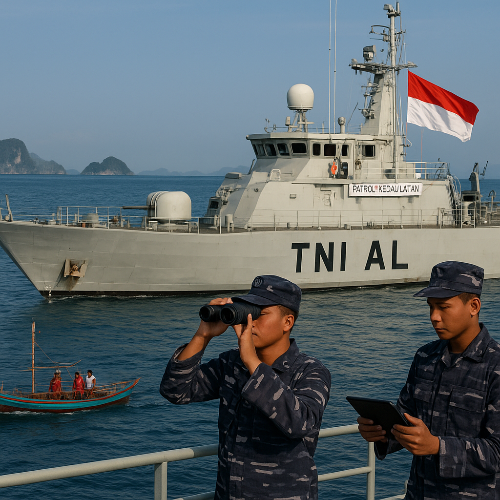Peran TNI AL di Laut Natuna:Bukan Konflik Terbuka dengan China