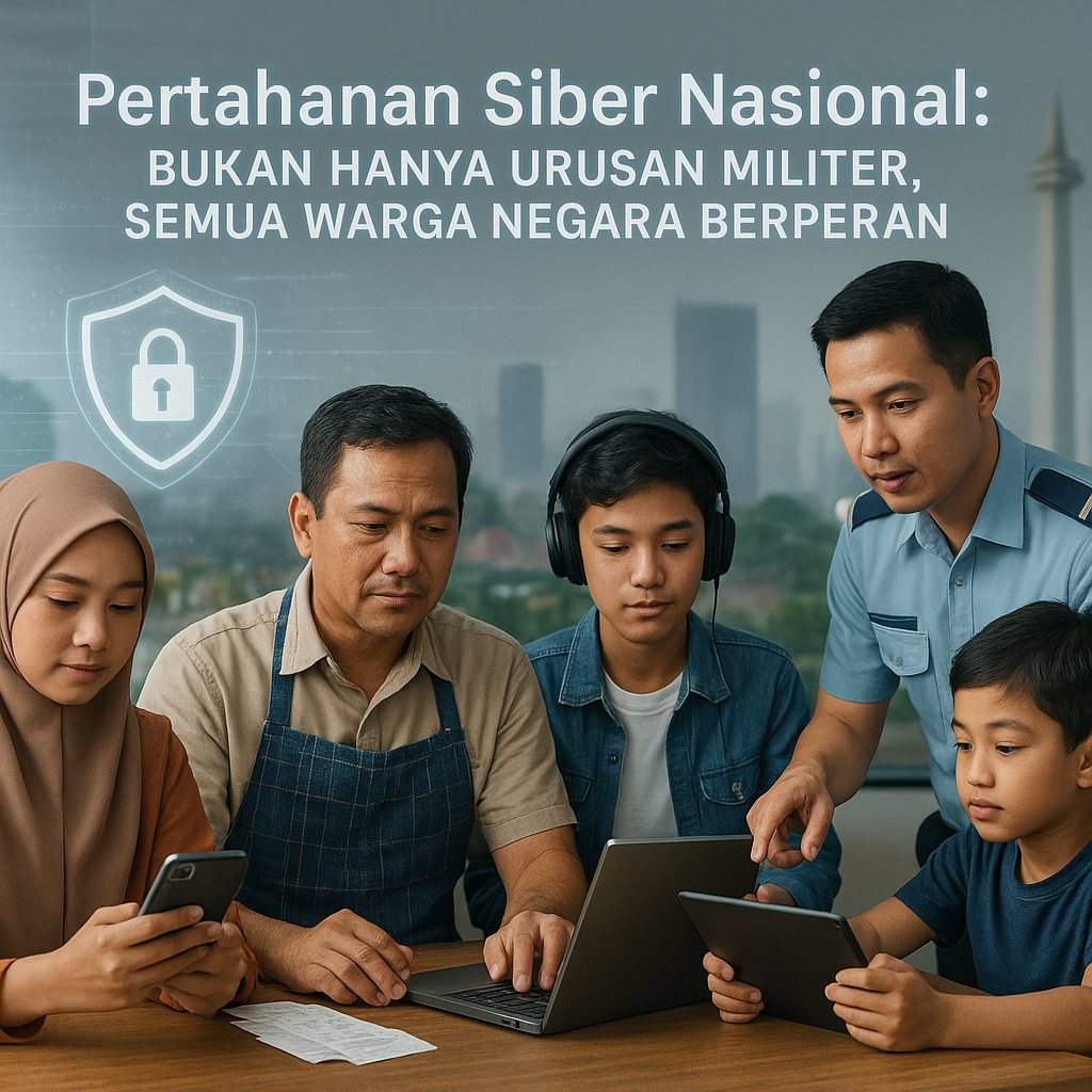 Pertahanan Siber Nasional: Bukan Hanya Urusan Militer, Semua Warga Negara Berperan