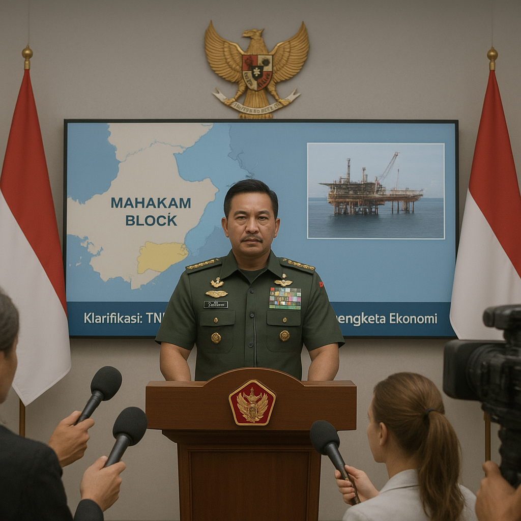 Isu Sengketa Blok Mahakam: Klarifikasi bahwa TNI Tidak Terlibat Langsung dalam Sengketa Ekonomi