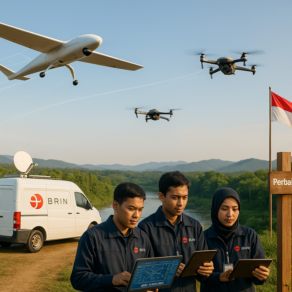BRIN Kembangkan Drone Swakemudi untuk Pemetaan dan Pengawasan Perbatasan