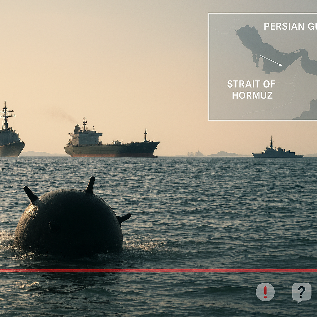 Konflik AS-Iran di Selat Hormuz: Klaim Ranjau Laut dan Dinamika Perang Informasi