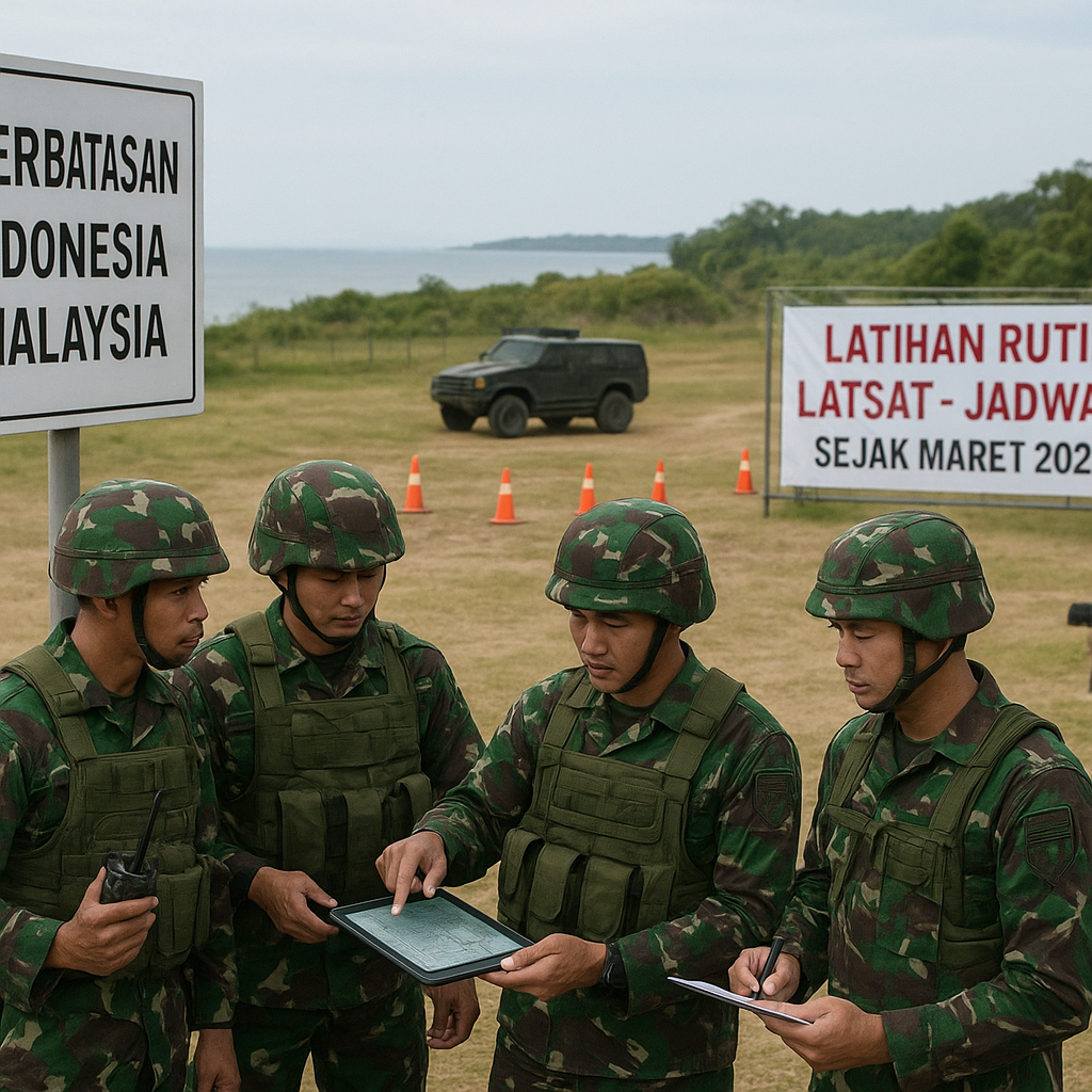 TNI Bantah Hoaks Penambahan Pasukan di Perbatasan Malaysia: Itu Latihan Reguler yang Dijadwalkan Sejak Awal