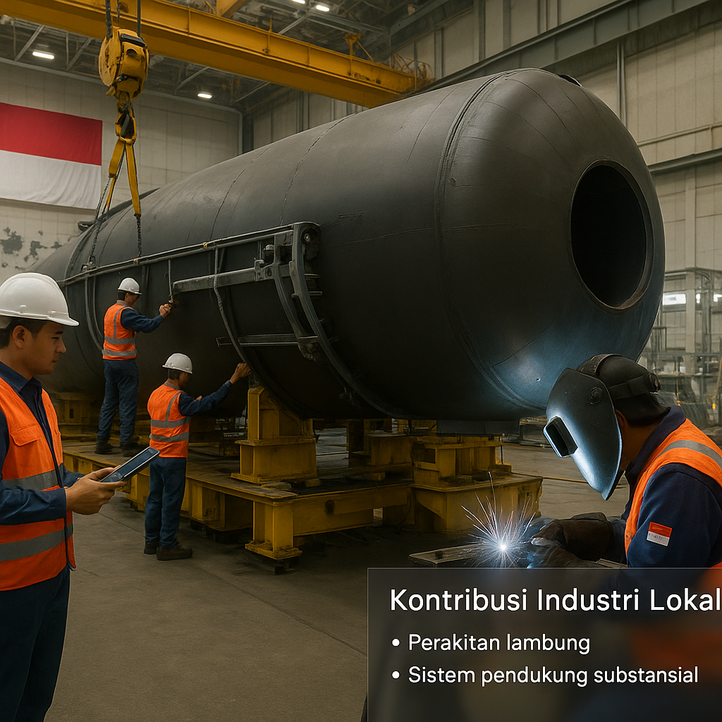 Kontribusi Industri Lokal dalam Proyek Kapal Selam: Menjawab Misinformasi tentang Ketergantungan Total