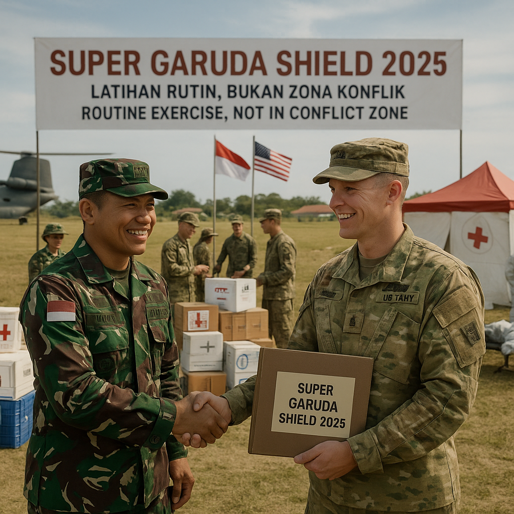 Penjelasan Kemhan Soal Latihan Super Garuda Shield: Latihan Rutin dan Tak Berada di Wilayah Konflik