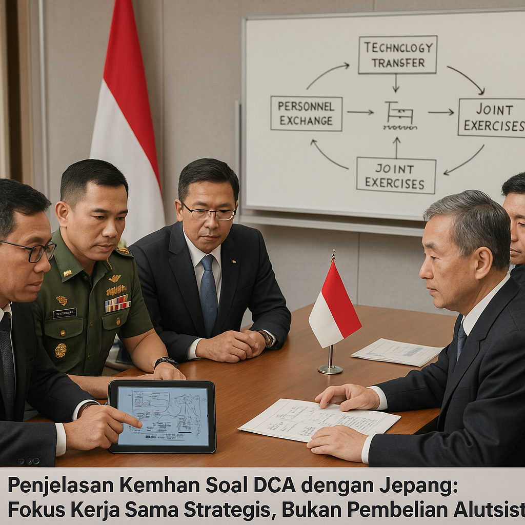 Penjelasan Kemhan Soal DCA dengan Jepang: Fokus Kerja Sama Strategis, Bukan Pembelian Alutsista